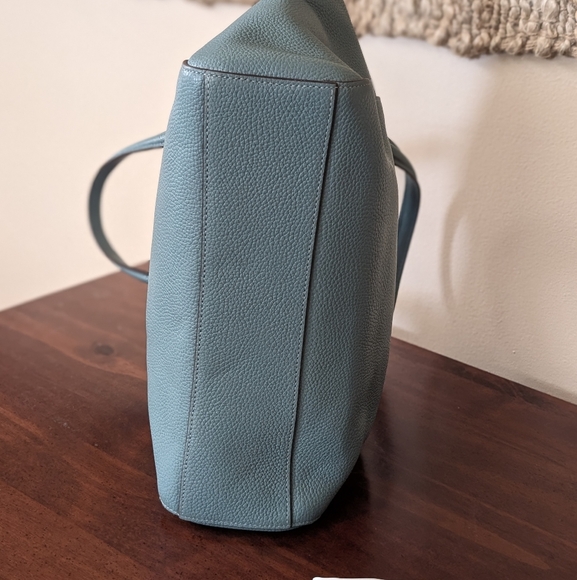 Coach Women's Blue Leather Prairie Satchel - Picture 8 of 13